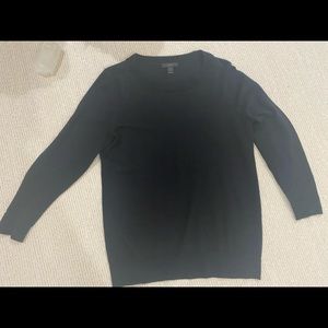 JCrew plain black sweater